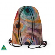 Aboriginal Art | Drawstring Bag | Marianne Burton